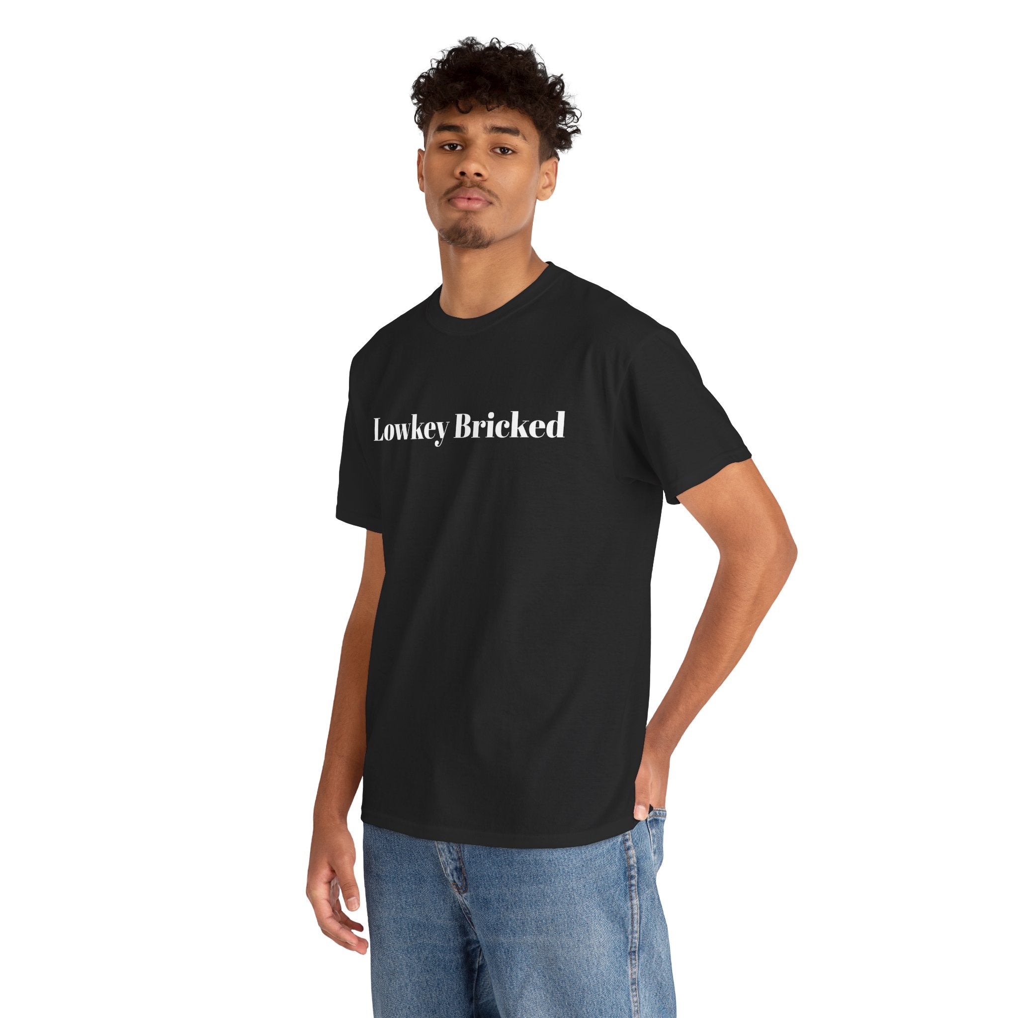 Lowkey Bricked Heavy Cotton Tee