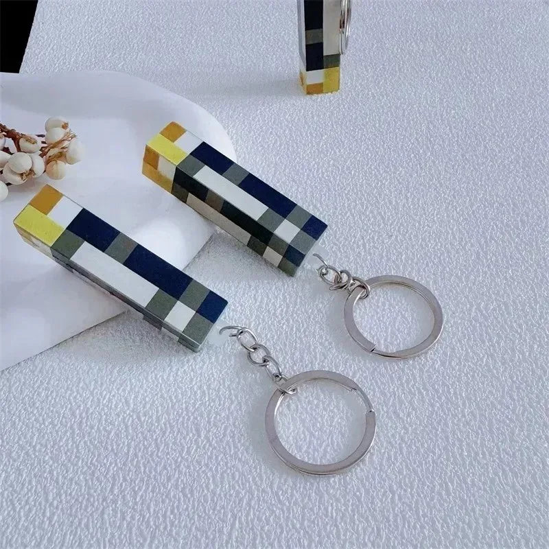 Minecraft Torch Key Chain